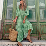 Flora - Vestido largo estampado