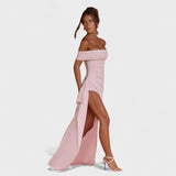 Joyce – Vestido Bardot Largo