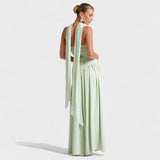 Vestido Maliyah - Corte Asimétrico Menta