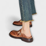Eike | Zapatos clásicos de cuero con correa en T