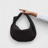 Patricia | Lila Bolso Mediano Woven con Detalle de Nudo