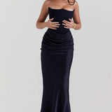 Niza | Vestido largo de satén