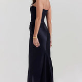 Niza | Vestido largo de satén