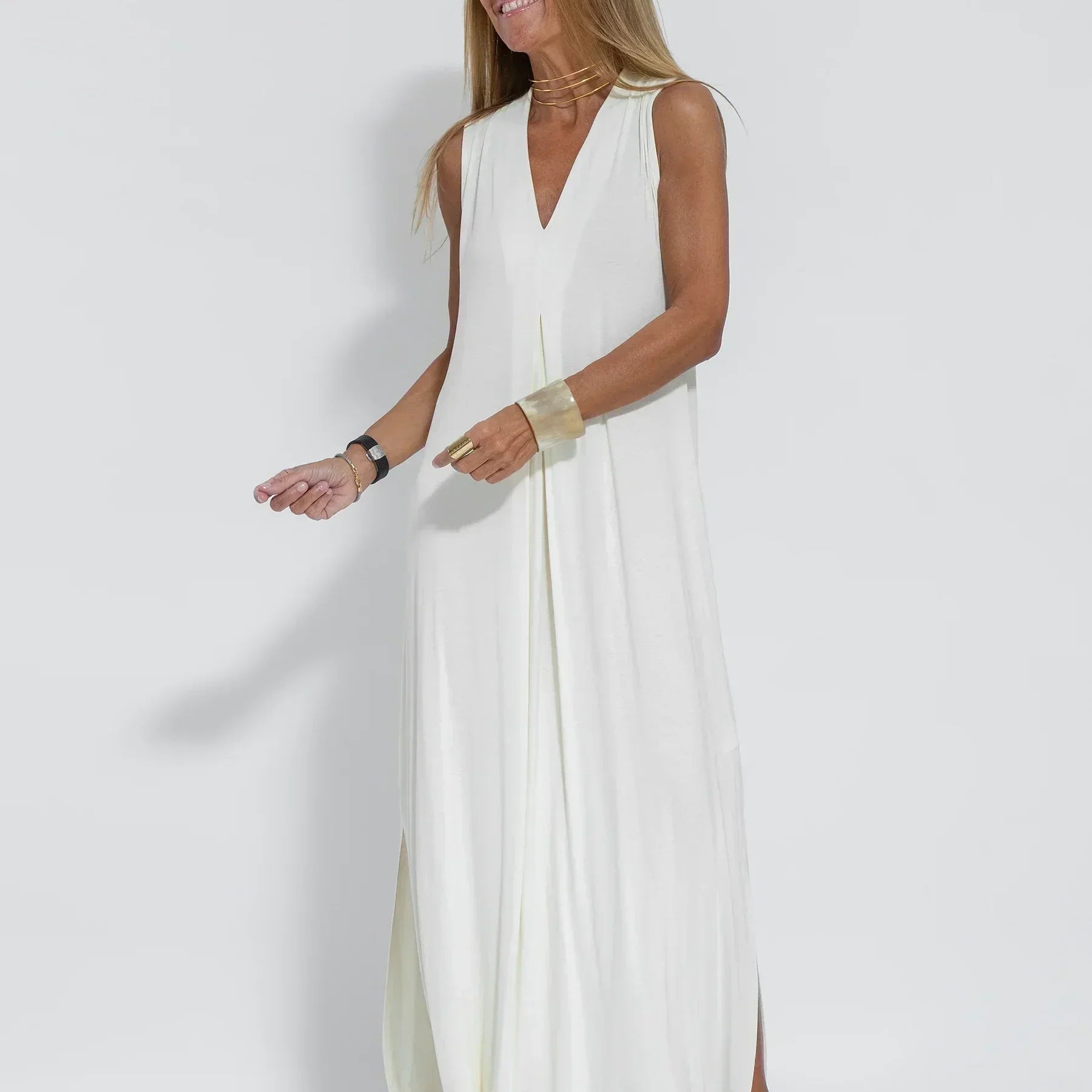 Aroa - Conjunto de vestido y chaleco