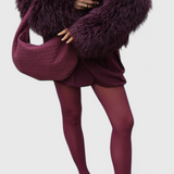 Patricia | Lila Bolso Mediano Woven con Detalle de Nudo