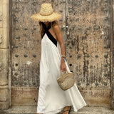 Lidia - Vestido largo de cuello halter