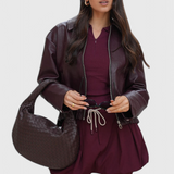 Sage | Bolso de Hombro Mediano Tejido